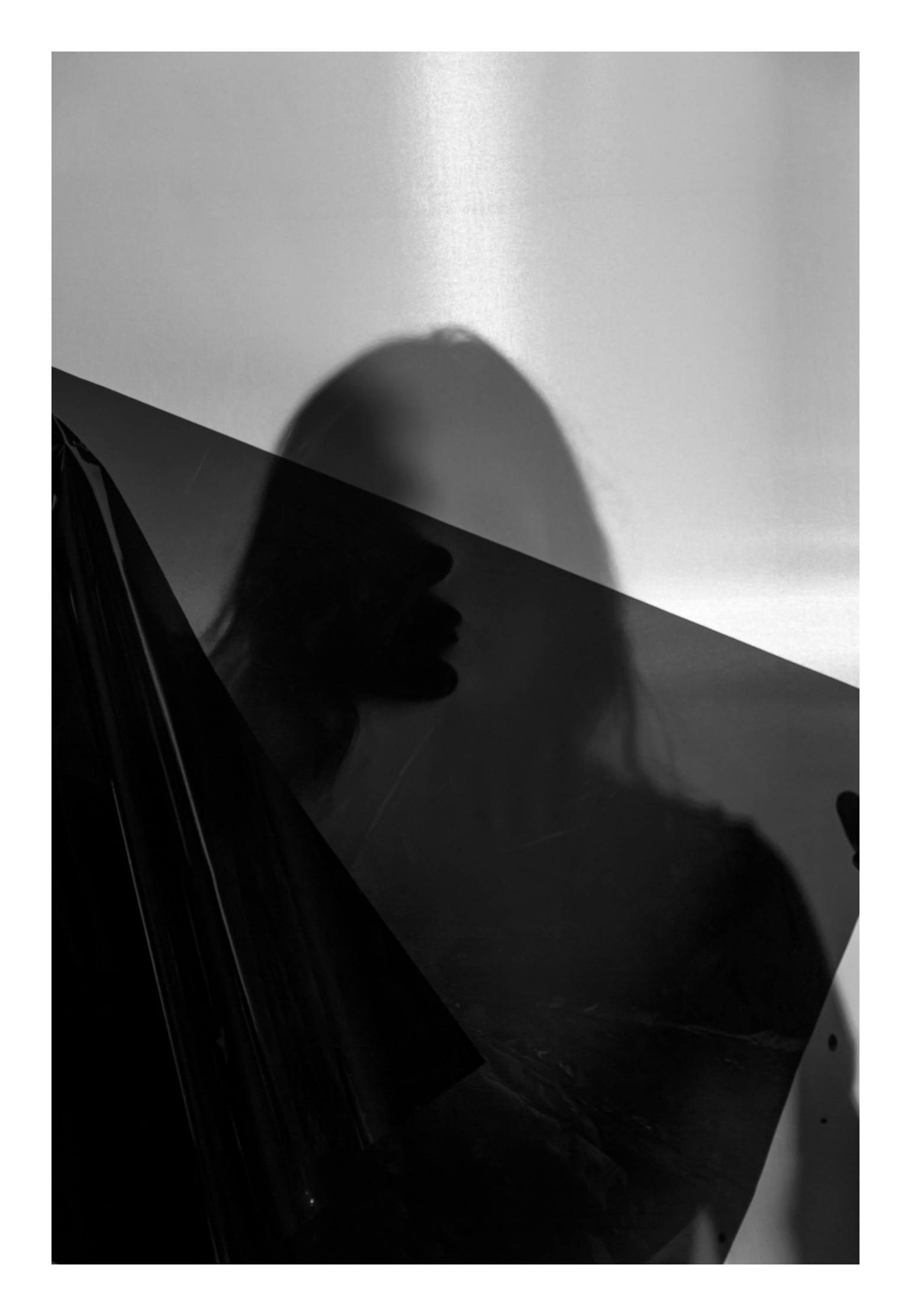 Self-Portrait With Cellophane